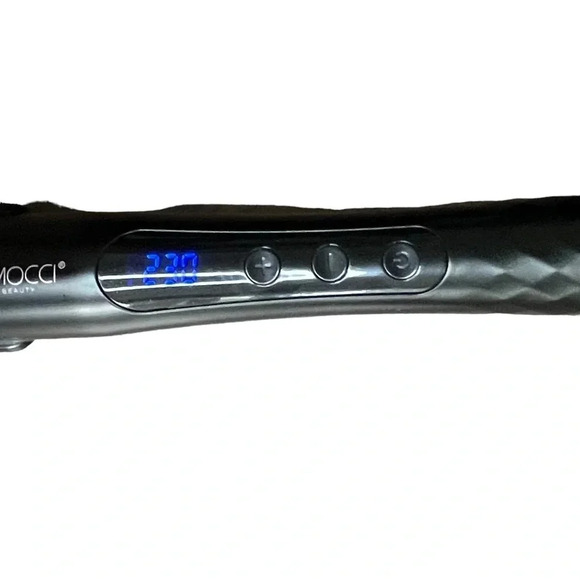 Emocci 3 Barrel Curling Iron Beach Waves Temperature Control LCD Display - Picture 7 of 10
